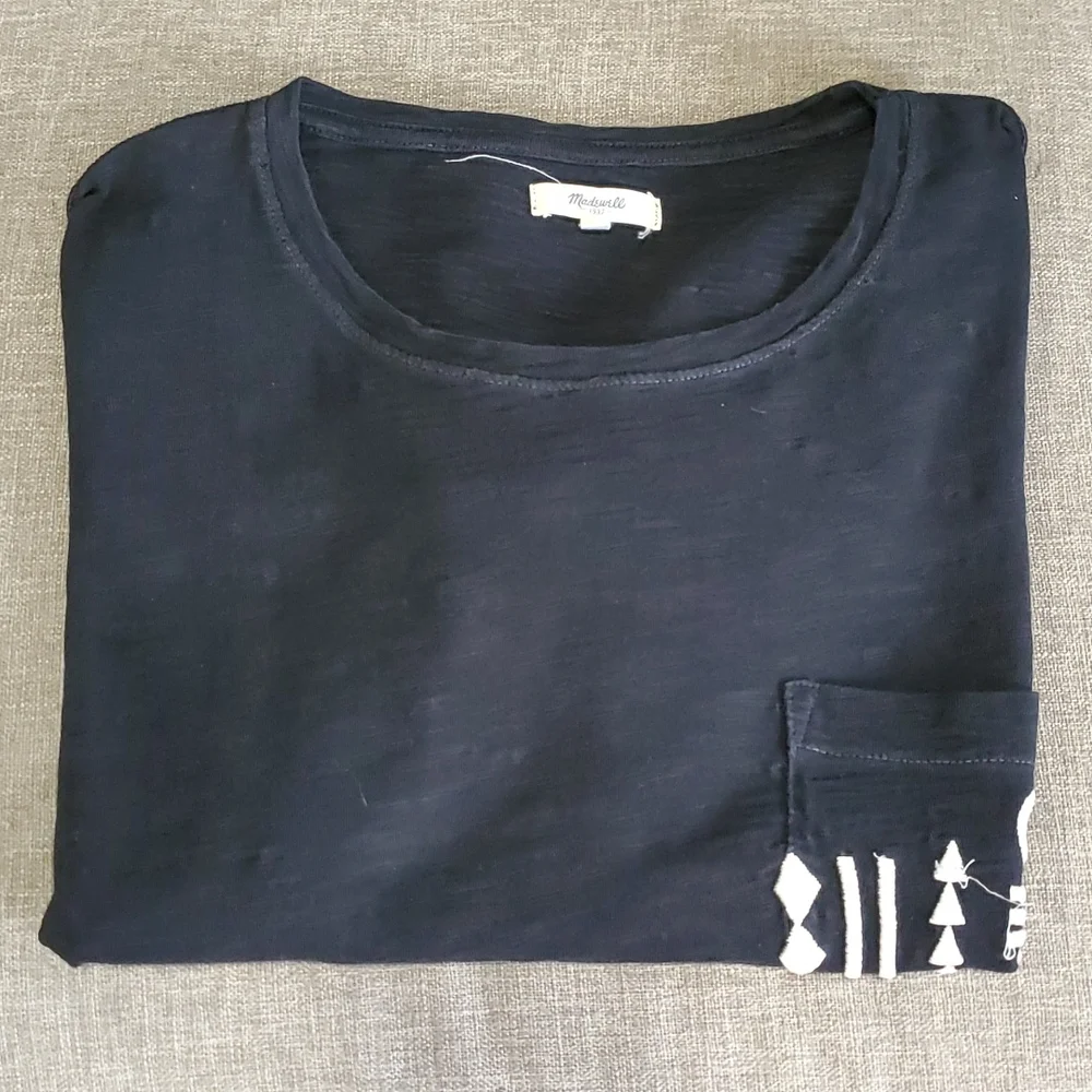 Madewell woman's black tshirt size xs - Picture 13 of 14